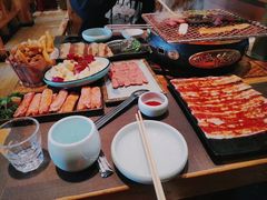-青古韩式炭火烤肉店