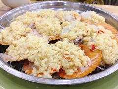 蒜蓉蒸扇贝-贞姨美食·老字号海鲜大排档
