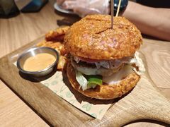 双蛋指椒牛肉汉堡-魏客咖啡(中铁中心店)