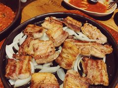 烤五花肉-包装马车·韩国料理·포장마차