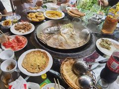 -姥家大锅台水库渔家