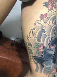 -荔刺青纹身·手穿孔饰品
