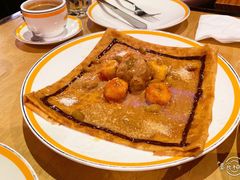 火焰酒燃烧的可丽饼-La Creperie法餐厅(芮欧百货店)