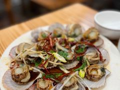 油泼扇贝-海帮主·蒸汽海鲜青岛菜(栈桥火车站店)