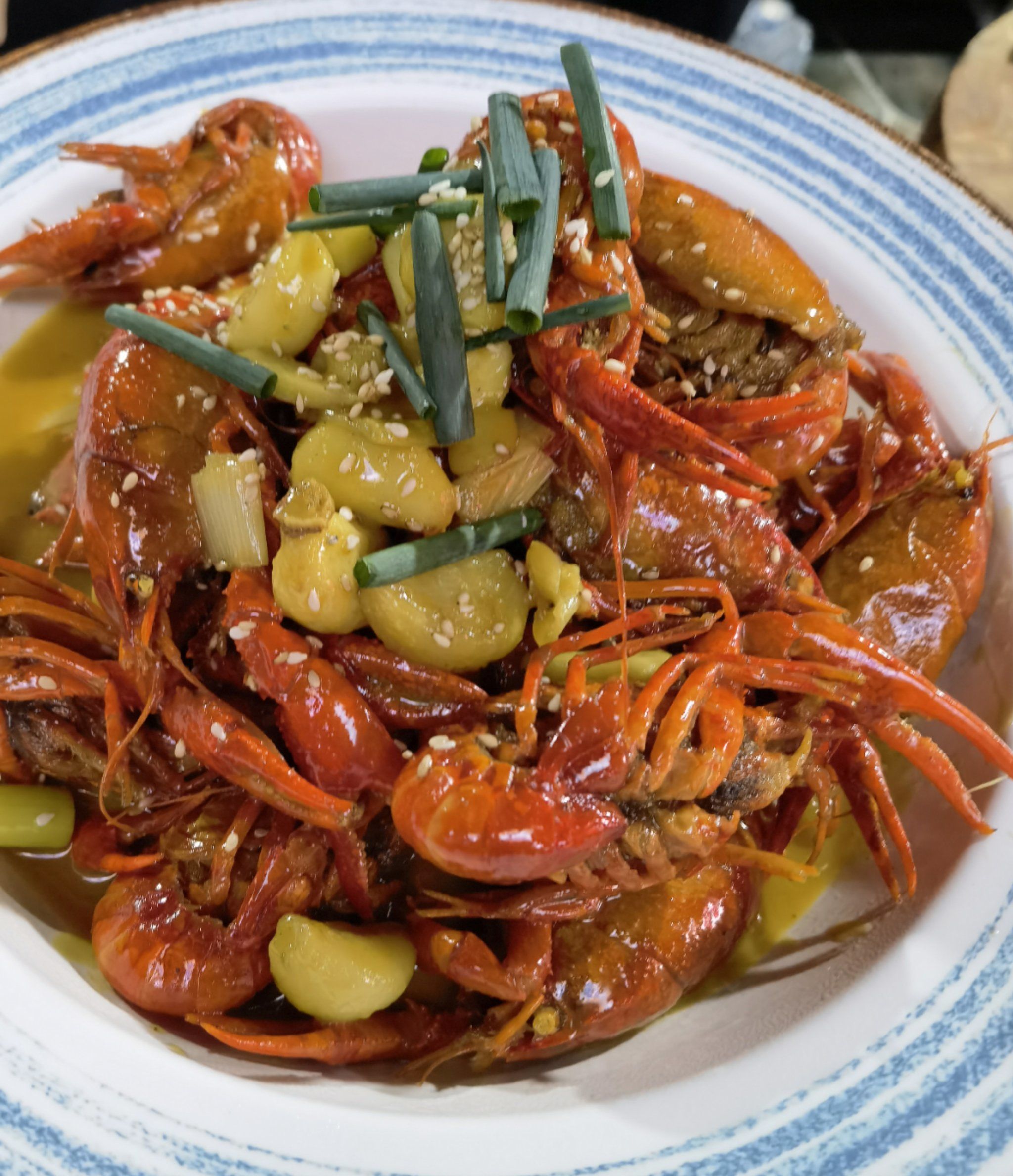 标题:芥末小龙虾,不是盖的!让你的味蕾上