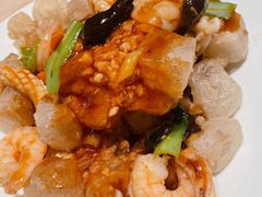 三鲜焖子-小船渔村•大连菜•大连焖鱼(黄河路店)