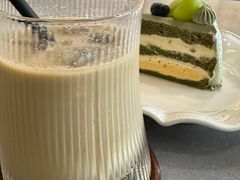 绿豆拿铁-25#COFFEE(古地石店)