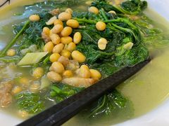 上汤白豆浸桑叶-水乡人家私房菜(逢简店)
