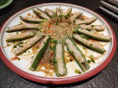 鲜虾酿秋葵-北平盛世·新京菜·北京烤鸭(劲松·双井店)