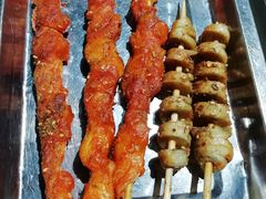 烤鸡肉串-小城外婆肴私房菜.家宴聚集点(圆明园颐和园·清河上地店)
