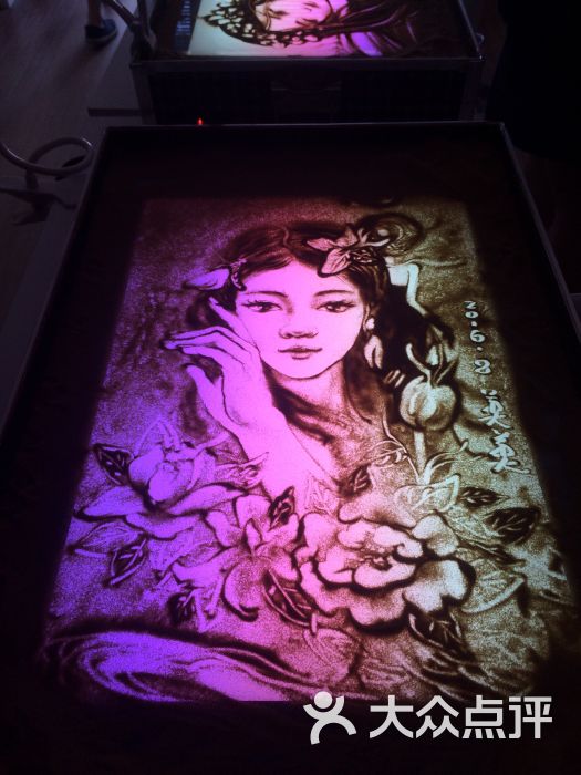 喜沙沙创意沙画图片