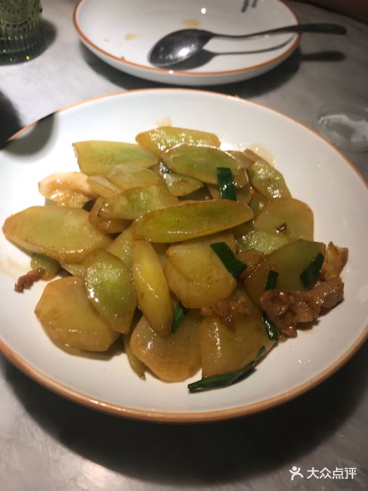 姐夫的小菜(太阳宫店)-好大一碗莴笋片图片-北京美食-大众点评网