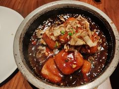 石锅肉汁香芋-阿明小菜·海鲜·上海菜(梅陇店)