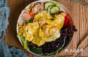 Shrimp and Egg Bowl