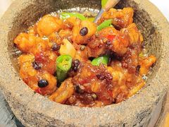 石锅杭椒牛蛙-桂满陇-西湖船宴(西单大悦城店)