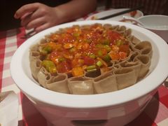 西红柿浇汁莜面-西贝(上海新梅广场店)