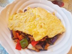 茄子肉丁鸡蛋拌面-文三里屯面馆(三里屯店)