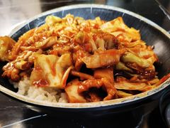 韩式五花肉鱿鱼盖饭-HONGA HONGA雄家(曹路店)