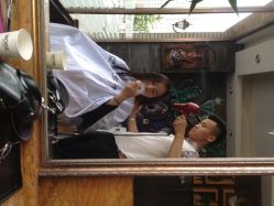 刚染完，吹干ing-木北造型