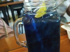 -蝶豆花蓝面条