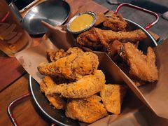 炸鸡翅一半一半-富乐满韩国正宗炸鸡韩国料理(虹泉路店)