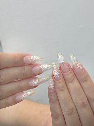 -手牵手美甲