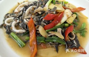 Stir-fried Beef Tripe with Ginger and Scallion
