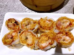 鲜虾肉粒脆皮肠-名门金宴