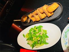 鸡头米蜜豆炒芦竹笋-老头儿油爆虾·知味杭州(爱琴海购物中心)