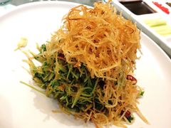 巧拌豆苗-四季民福烤鸭店(王府井灯市口店)