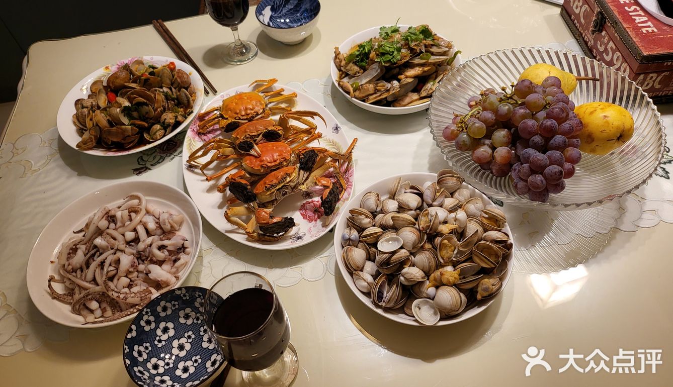 周日，美食
