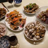 周日，美食