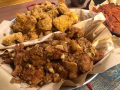 黄油蒜炸鸡块-富乐满韩国正宗炸鸡韩国料理(虹泉路店)