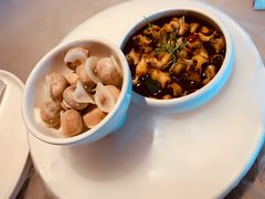 辣酒汁花螺配夏威夷果-木守西溪溪隐餐厅