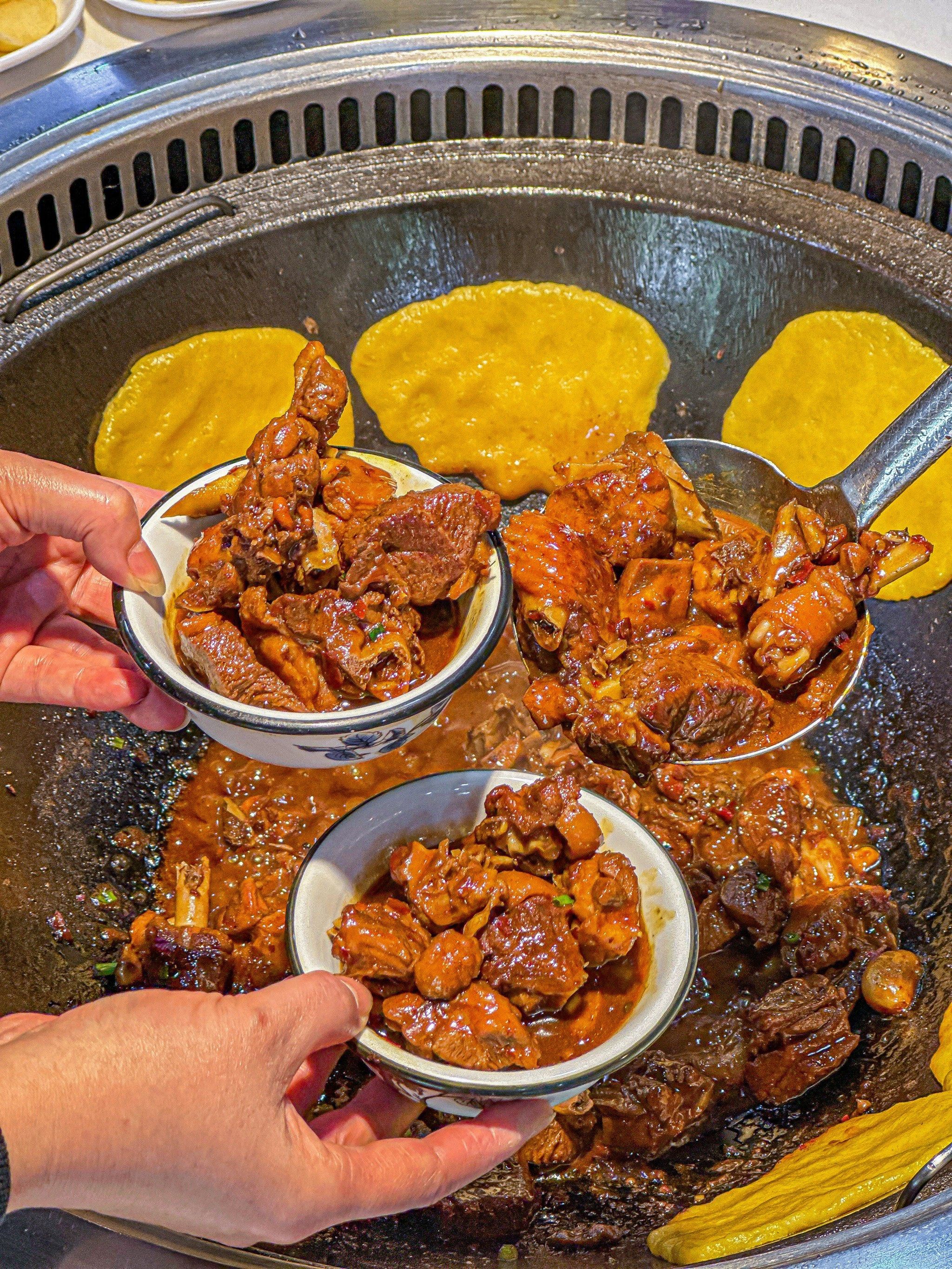 烟火气十足的新鲜现炒地锅鹅被我找到了