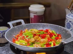 干锅肥肠-蜀都丰 川菜·水煮活鱼(万象九宜城店)