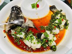 青花椒淋青斑-味茂·老船夫1927(东海东路店)