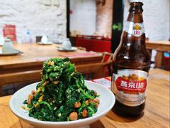 果仁菠菜-锦尚阁烤鱼•天津菜(宣武门胡同店)