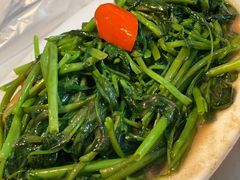 虾酱炒空心菜-肥仔文澳门猪骨煲(南京西路店)