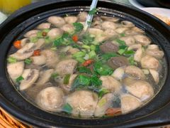 蘑菇肉丝鹅血汤-金典银峰老鹅馆·昆山菜(亭林公园店)