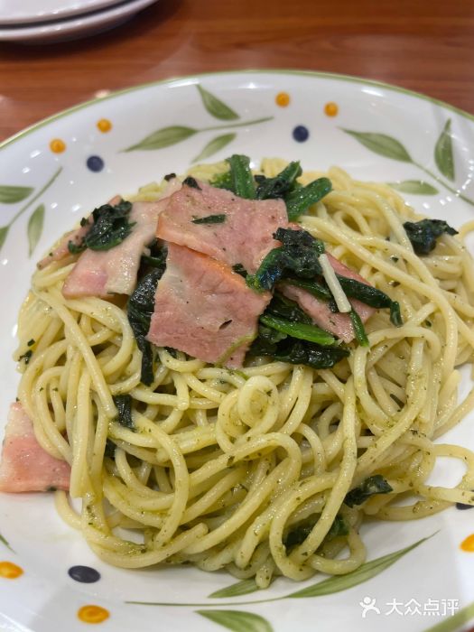萨莉亚意式餐厅(桃浦路店)热那亚罗松子酱面图片