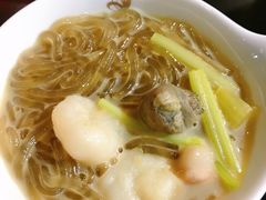 潮州酸菜烧海花绿豆面-乾园.魏庐湖景餐厅(花港店)