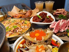 -草家酱蟹炭火烤肉店(珲春南路一店)