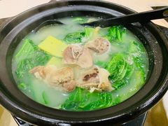 咸骨煲淋水东芥菜-盈旺小厨·非遗黄鳝饭(泰康路店)