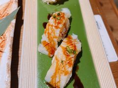 炙烤比目鱼裙边寿司-水之惠鲜鱼料理(王府大街店)