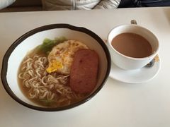 餐肉雞蛋公仔麵早餐-七哥港式茶餐厅(亮马桥总店)