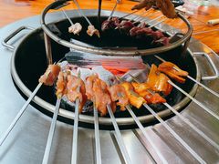 香烤鸡腿肉-炭虎子水浒烤肉(梦时代店)