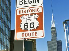 -66号公路起点牌