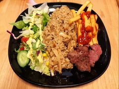 雪花牛肉粒配黑松露烩米饭-红小满休闲餐厅(十全街店)