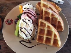 水果冰淇淋松饼-漫咖啡(奥体店)